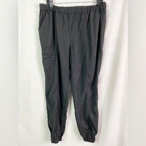 Clearance Philosophy Black Lyocell Cargo Pocket Jogger Pants Lg